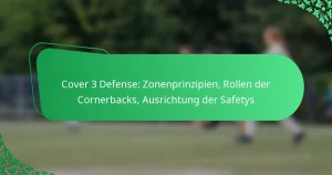 Cover 3 Defense: Zonenprinzipien, Rollen der Cornerbacks, Ausrichtung der Safetys